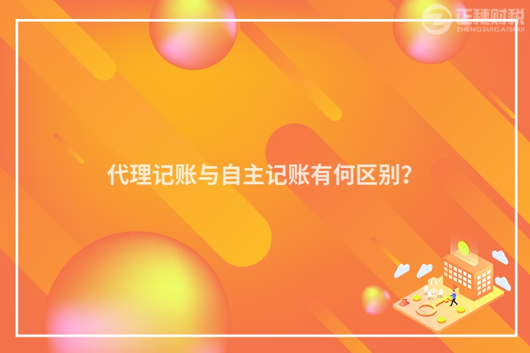 代理记账与自主记账有何区别？