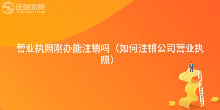 营业执照刚办能注销吗（如何注销公司营业执照）