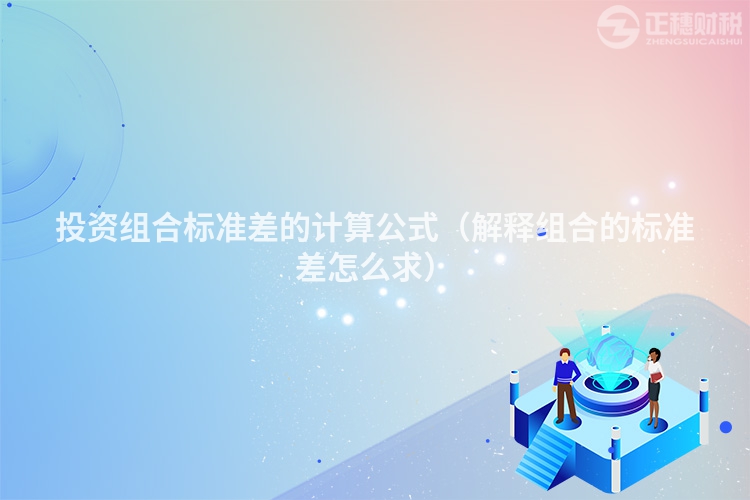 投资组合标准差的计算公式（解释组合的标准差怎么求）